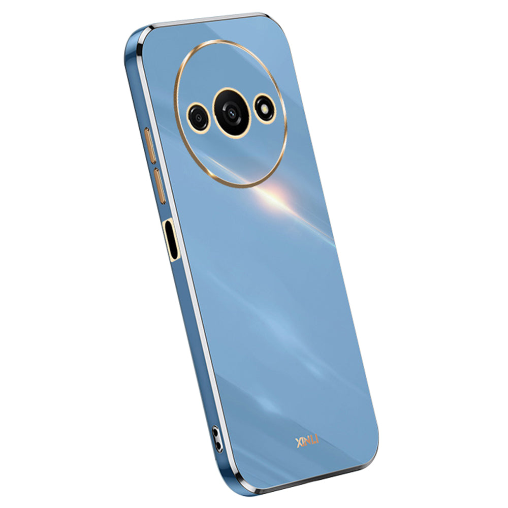 XINLI For Xiaomi Redmi A3 / Poco C61 4G TPU Case Precise Cut-outs Lens Protection Electroplating Phone Cover XINLI For Xiaomi Redmi A3 / Poco C61 4G TPU Case Precise Cut-outs Lens Protection Electroplating Phone Cover
